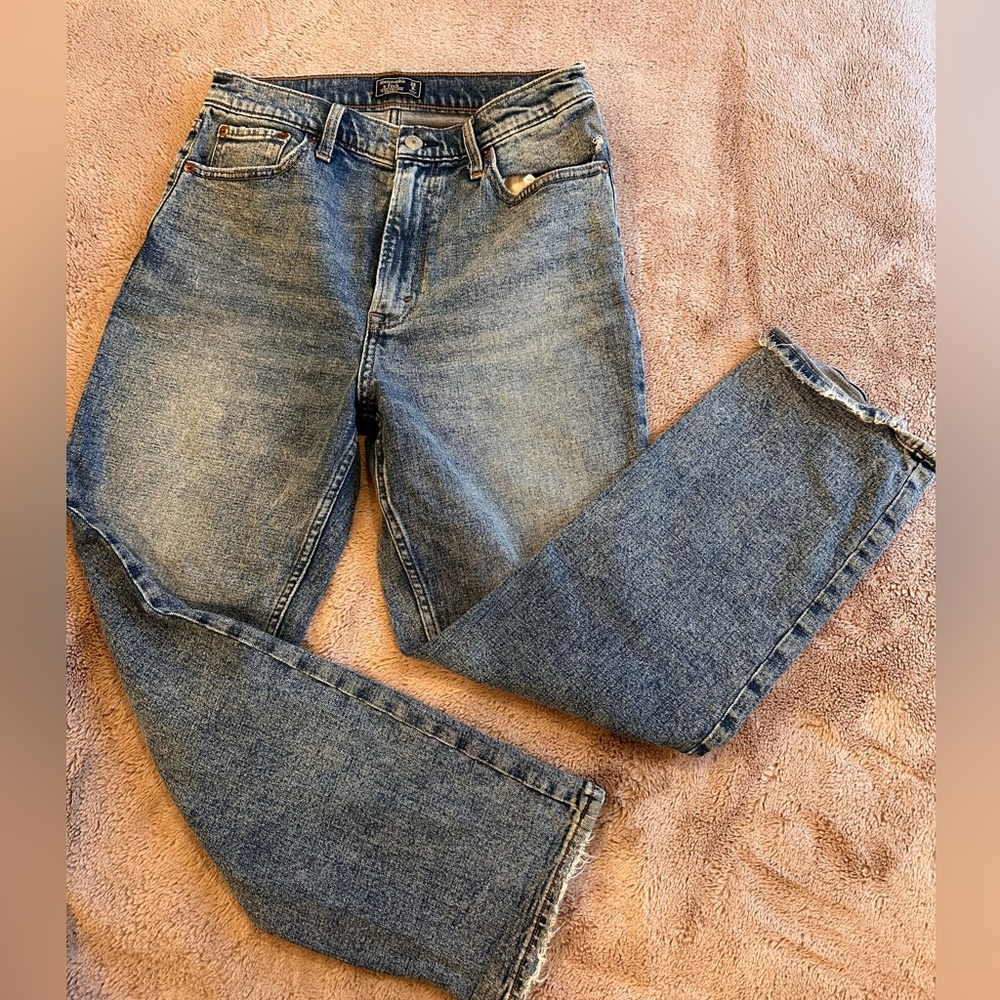 Abercrombie & Fitch Straight Blue Jeans